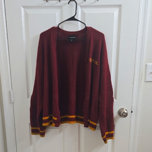Hot Topic Harry Potter Gryffindor Girls Skimmer Cardigan - Picture 1 of 6